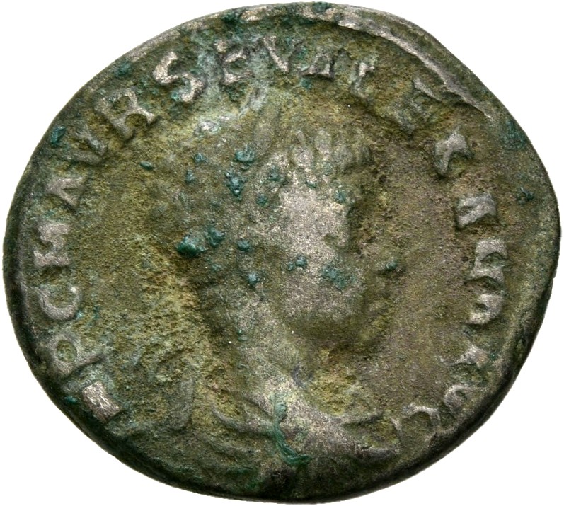 RIC IV Severus Alexander 294 Severus Alexander obverse, Bust of Severus Alexander, laureate, draped, right