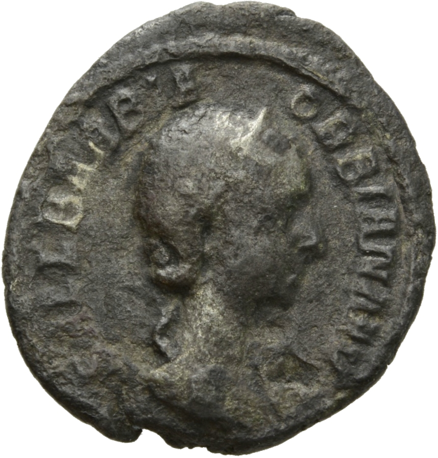 RIC IV Severus Alexander 319 Severus Alexander obverse, Bust of Orbiana, diademed, draped, right