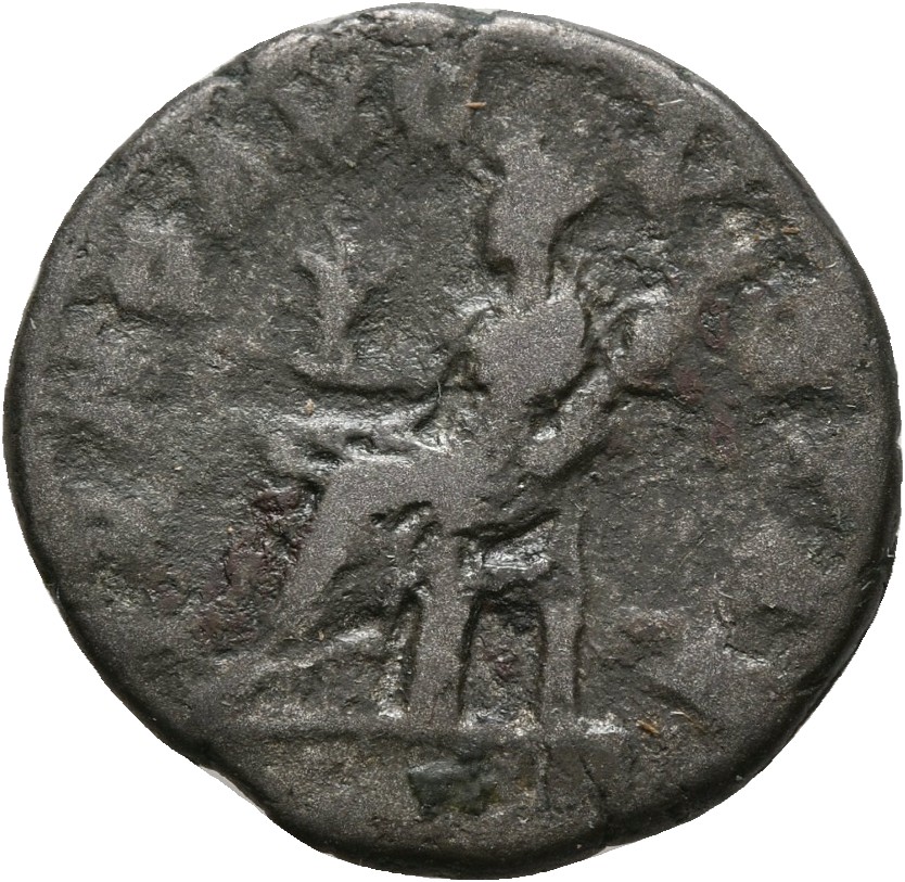 RIC IV Severus Alexander 341 Severus Alexander reverse, Juno, draped, seated left, holding flower in right hand and swathe...