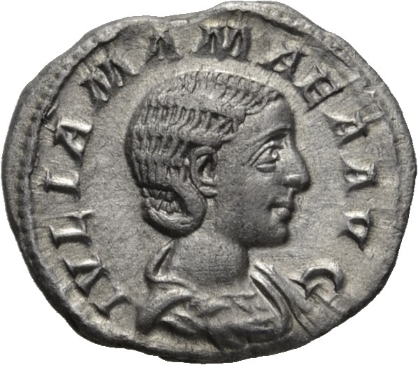 RIC IV Severus Alexander 343 Severus Alexander obverse, Bust of Julia Mamaea, draped, right