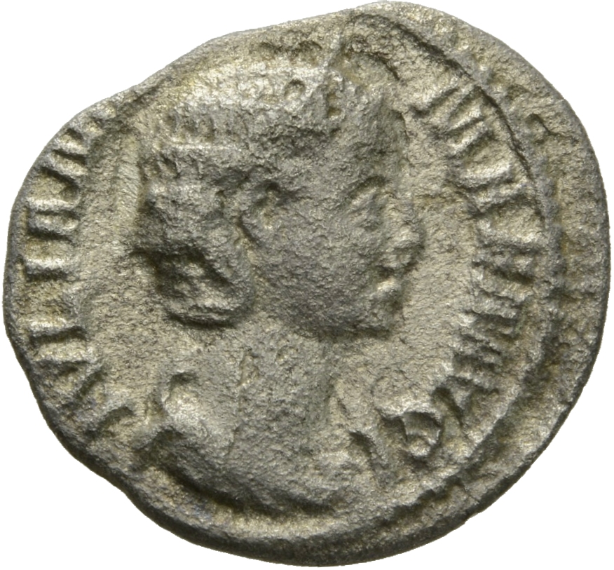 RIC IV Severus Alexander 346 Severus Alexander obverse, Bust of Julia Mamaea, diademed, draped, right