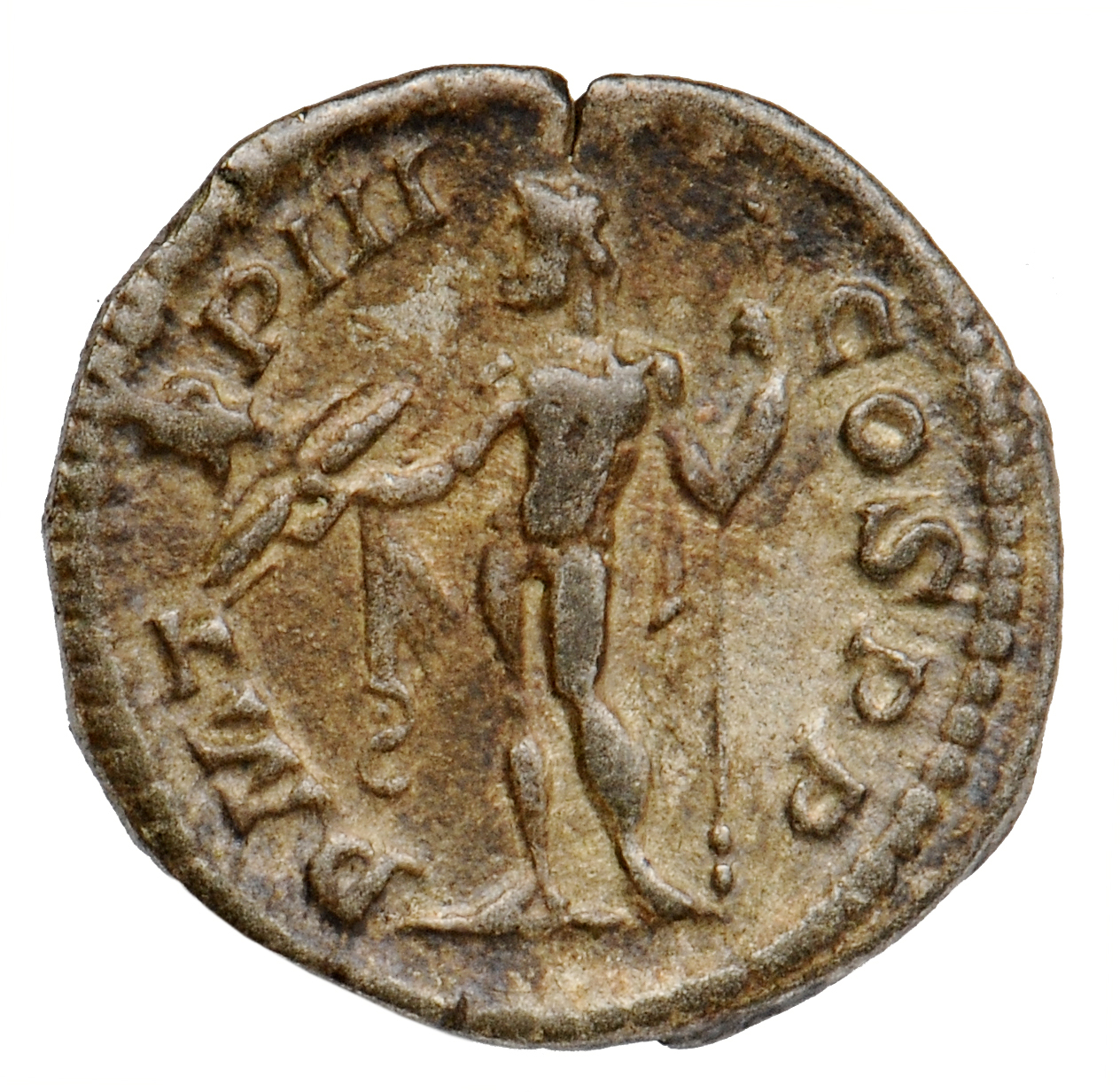 RIC IV Severus Alexander 35 Severus Alexander reverse, Jupiter, cloak behind and over right arm, standing left, holding th...