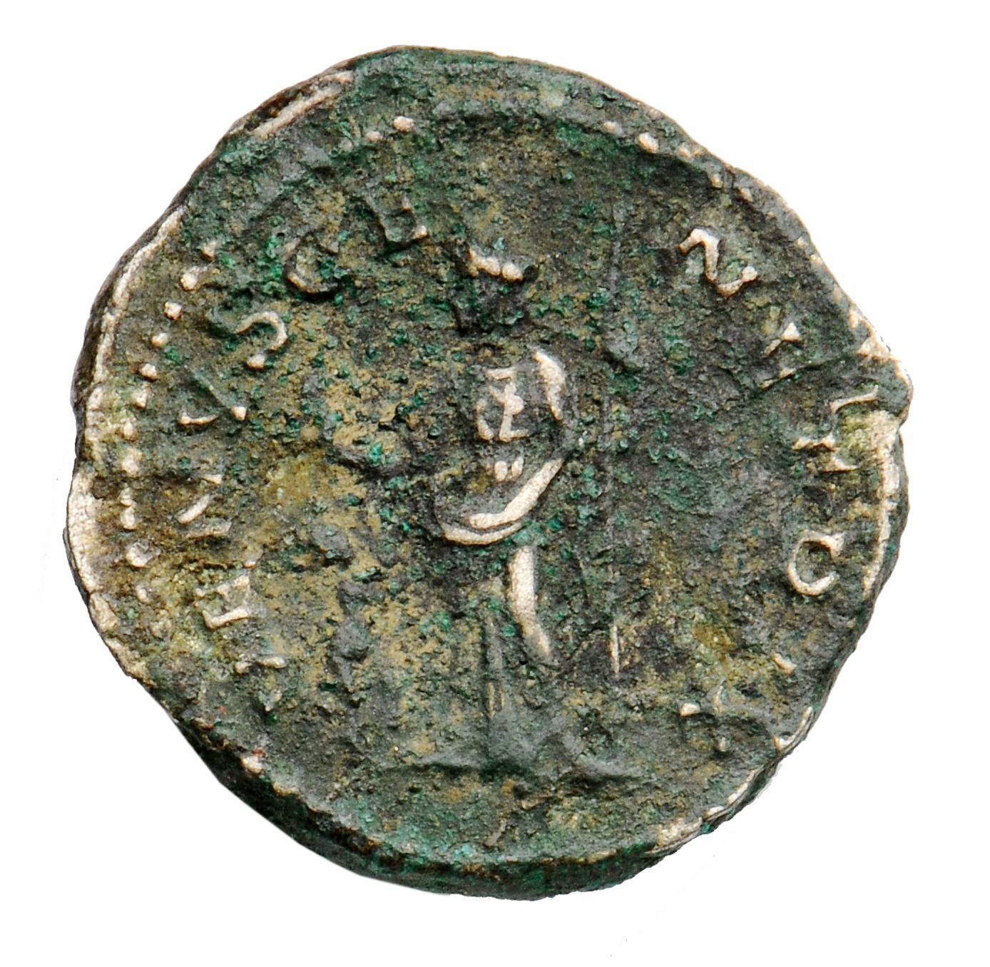 RIC IV Severus Alexander 355 Severus Alexander reverse, Venus, draped, standing left, holding apple in right hand and scep...