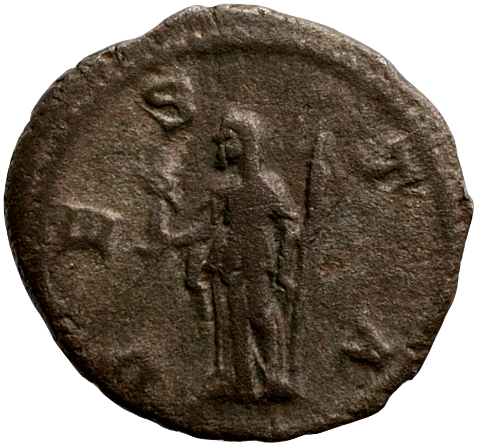 RIC IV Severus Alexander 360 Severus Alexander reverse, Vesta, veiled, draped, standing left, holding palladium in right h...