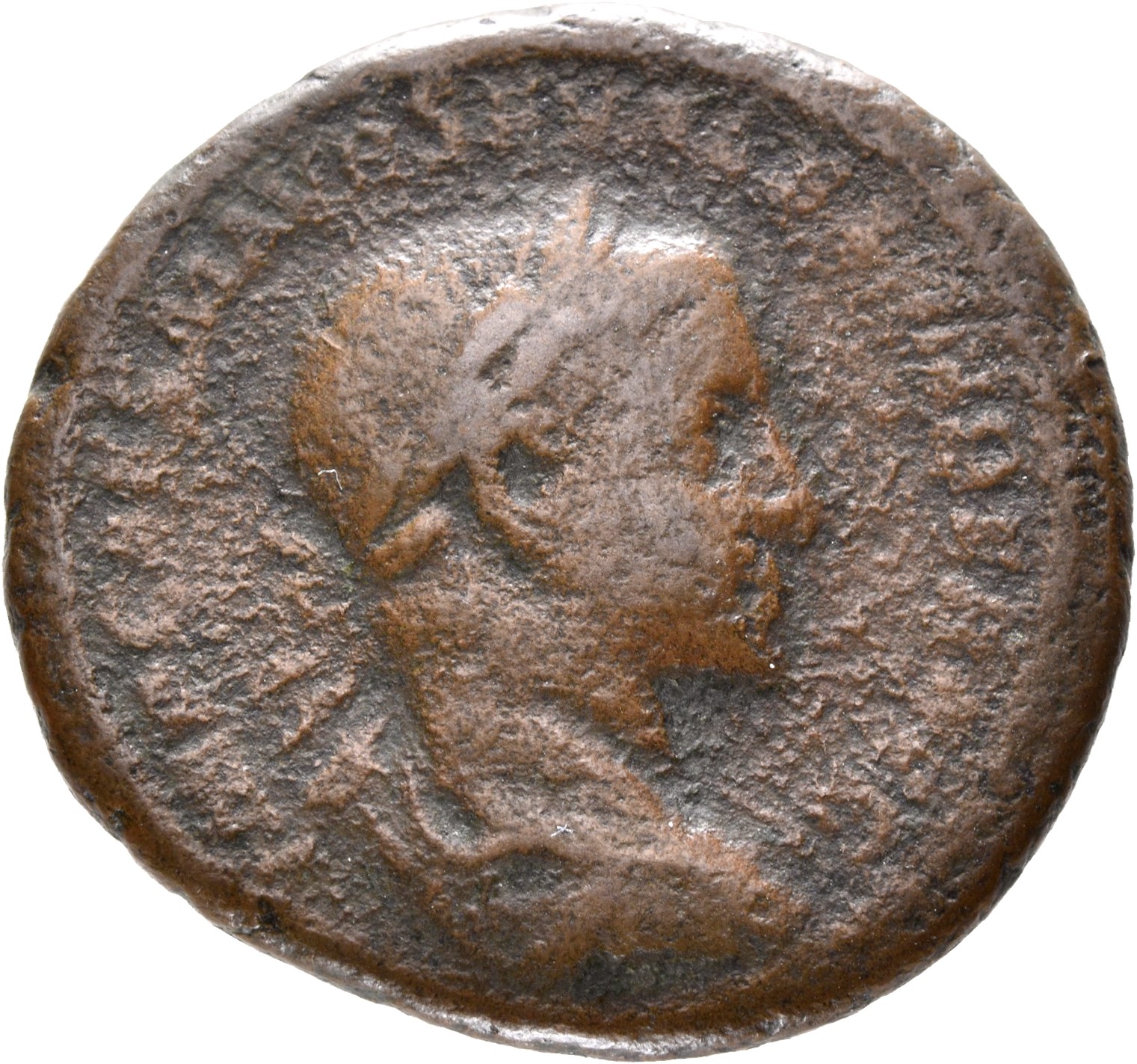 RIC IV Severus Alexander 416 Severus Alexander obverse, Bust of Severus Alexander, laureate, draped, right