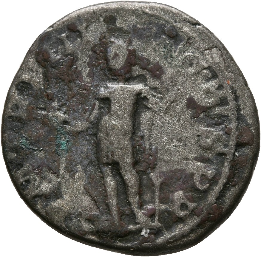 RIC IV Severus Alexander 44c Severus Alexander reverse, Severus Alexander, laureate, in military attire with cloak behind ...