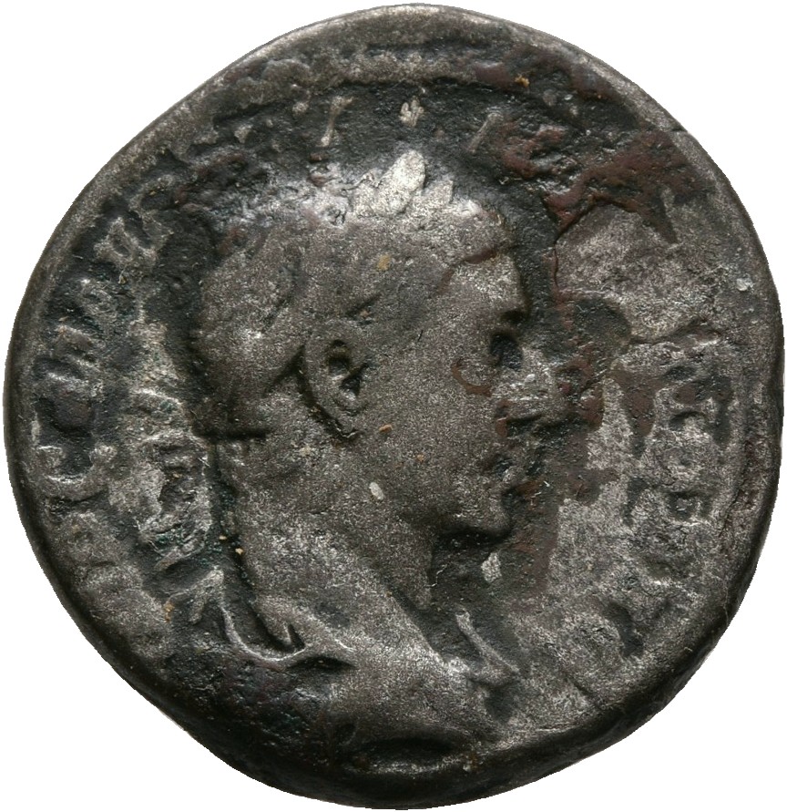 RIC IV Severus Alexander 44c Severus Alexander obverse, Bust of Severus Alexander, laureate, draped, right