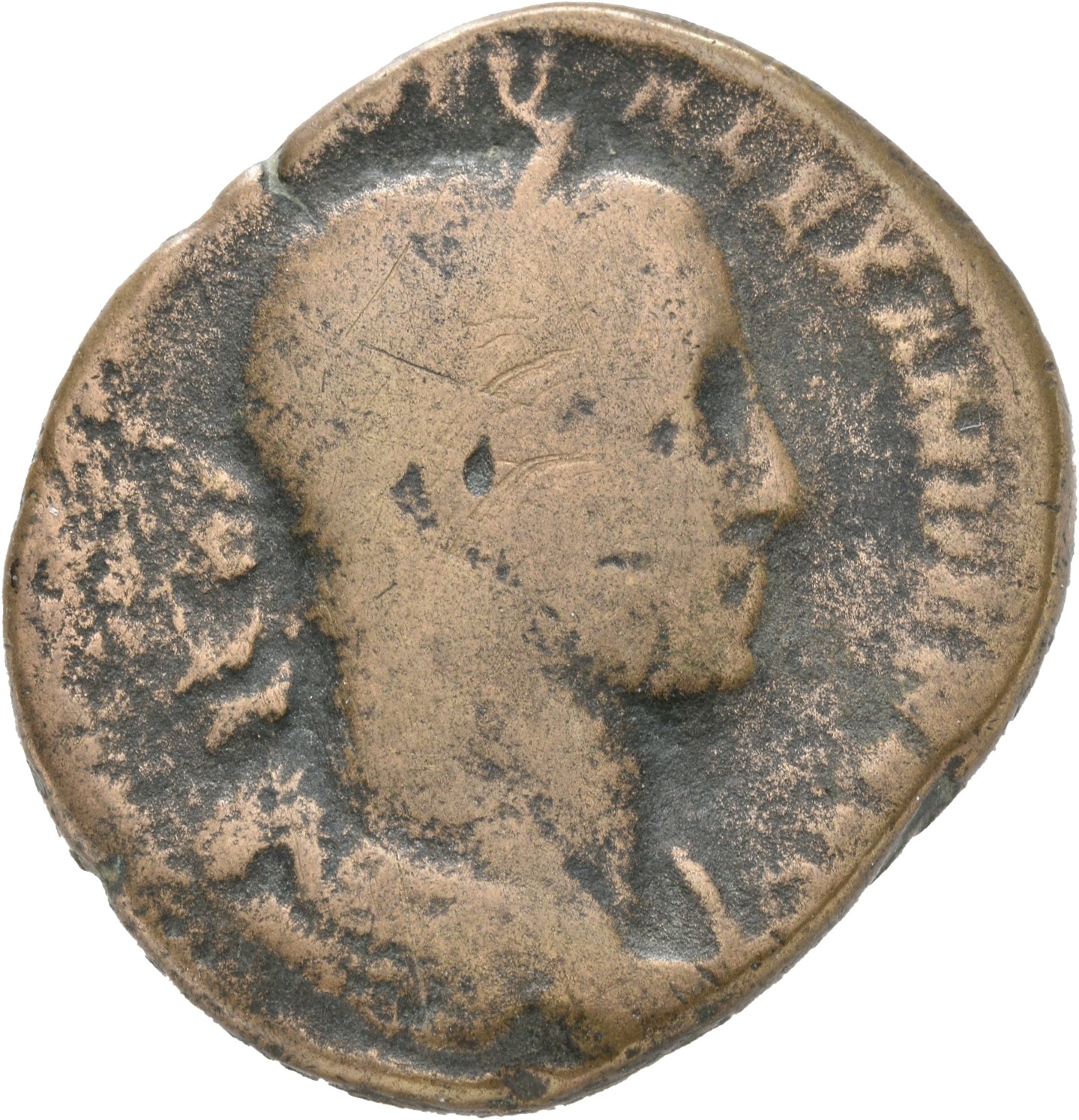 RIC IV Severus Alexander 481 Severus Alexander obverse, Bust of Severus Alexander, laureate, draped, right
