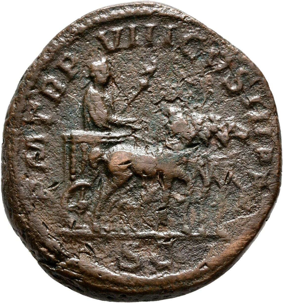 RIC IV Severus Alexander 498a Severus Alexander reverse, Severus Alexander, togate, in quadriga, right, holding sceptre su...