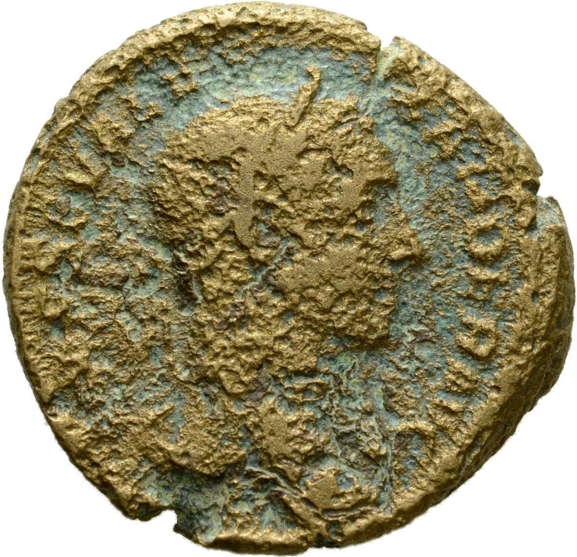 RIC IV Severus Alexander 509 Severus Alexander obverse, Head of Severus Alexander, laureate, with aegis, right