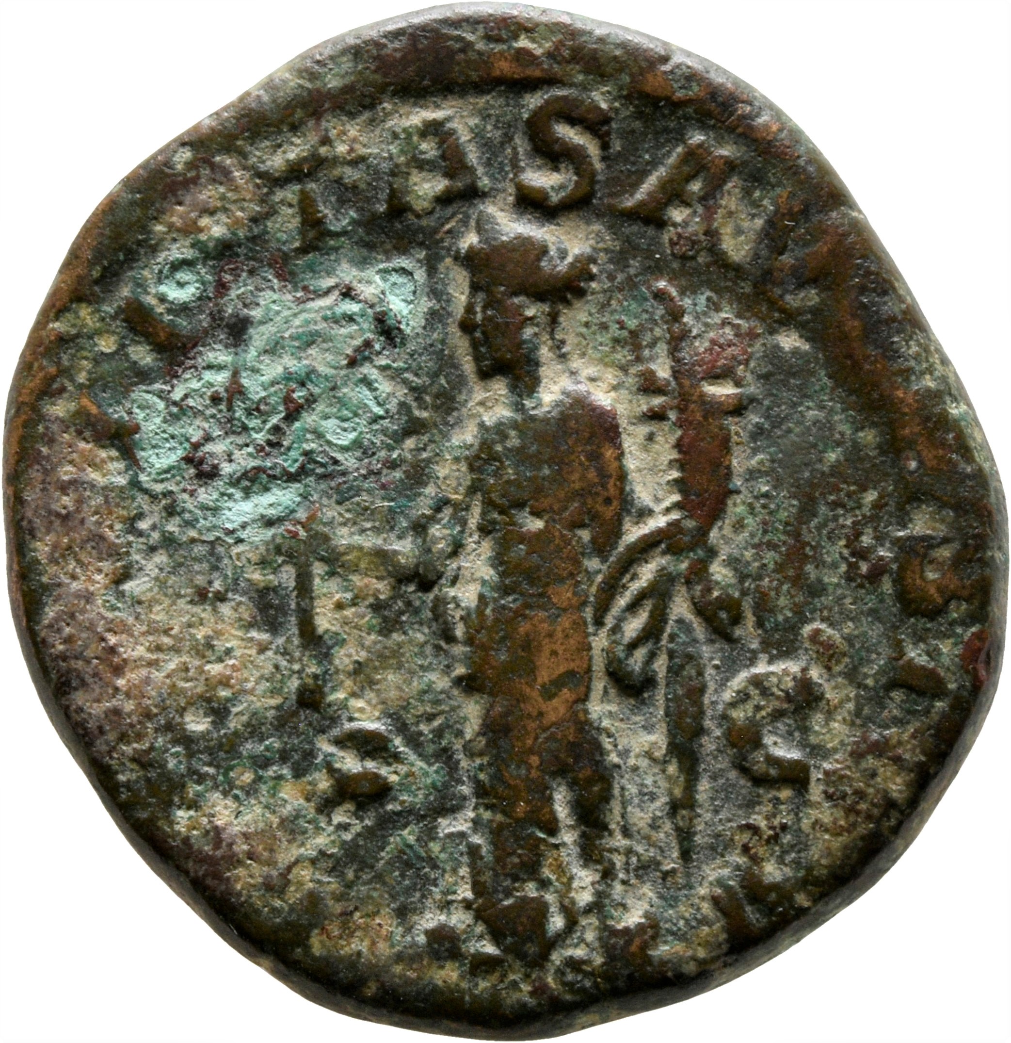 RIC IV Severus Alexander 533 Severus Alexander reverse, Libertas, draped, standing left, holding abacus in right hand and ...
