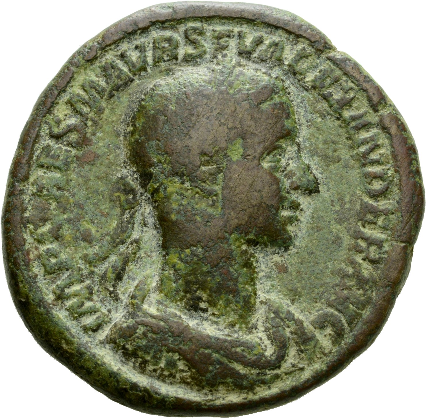 RIC IV Severus Alexander 547 Severus Alexander obverse, Bust of Severus Alexander, laureate, draped, right