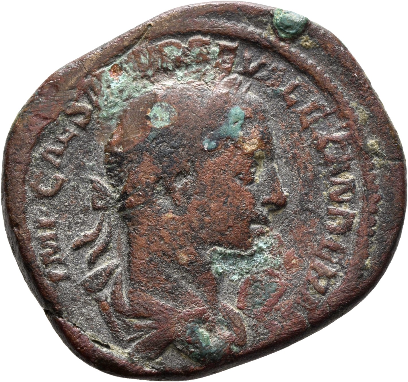RIC IV Severus Alexander 552c Severus Alexander obverse, Bust of Severus Alexander, laureate, draped, right