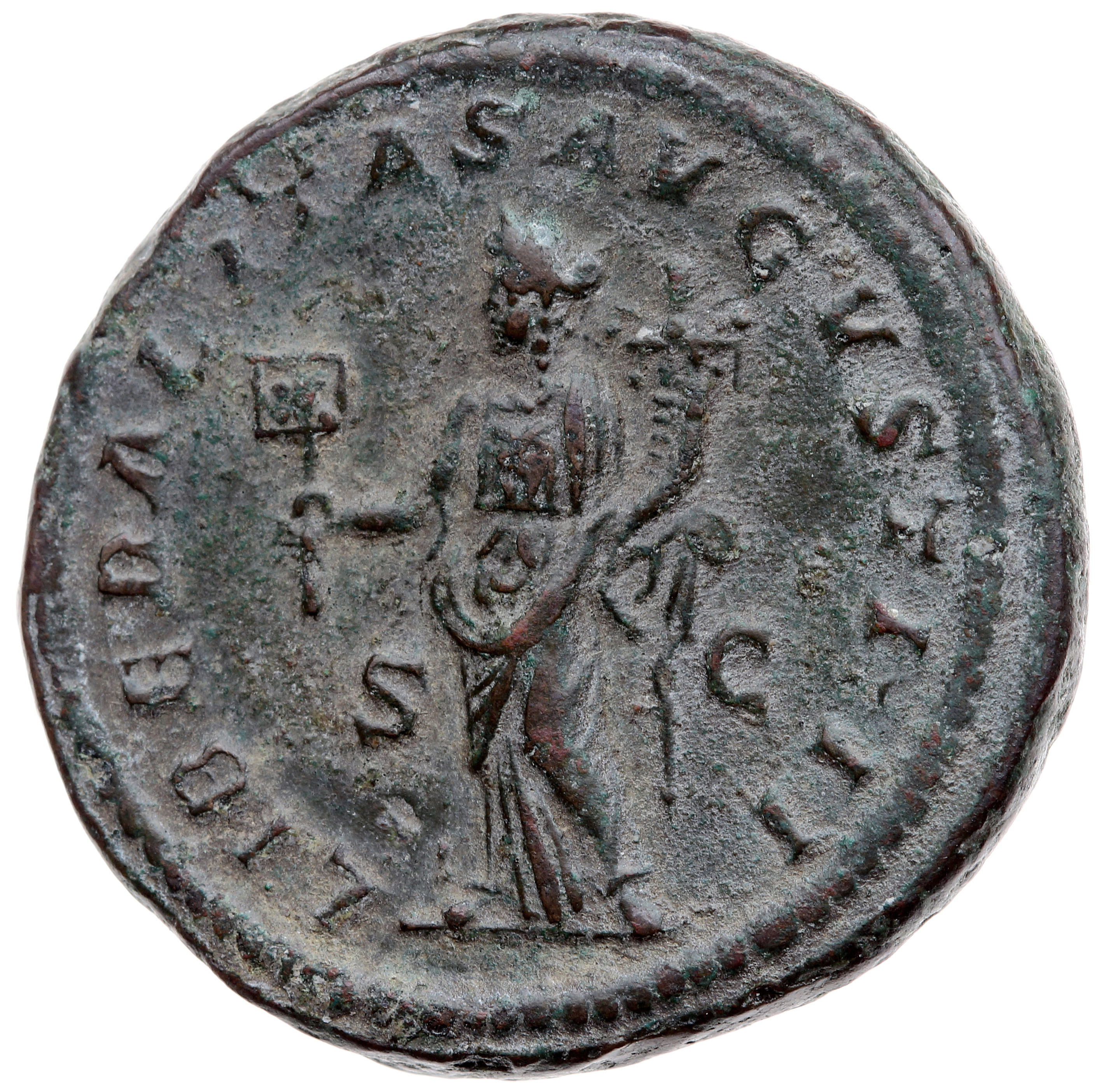 RIC IV Severus Alexander 569 Severus Alexander reverse, Liberalitas, draped, standing left, holding abacus in right hand a...