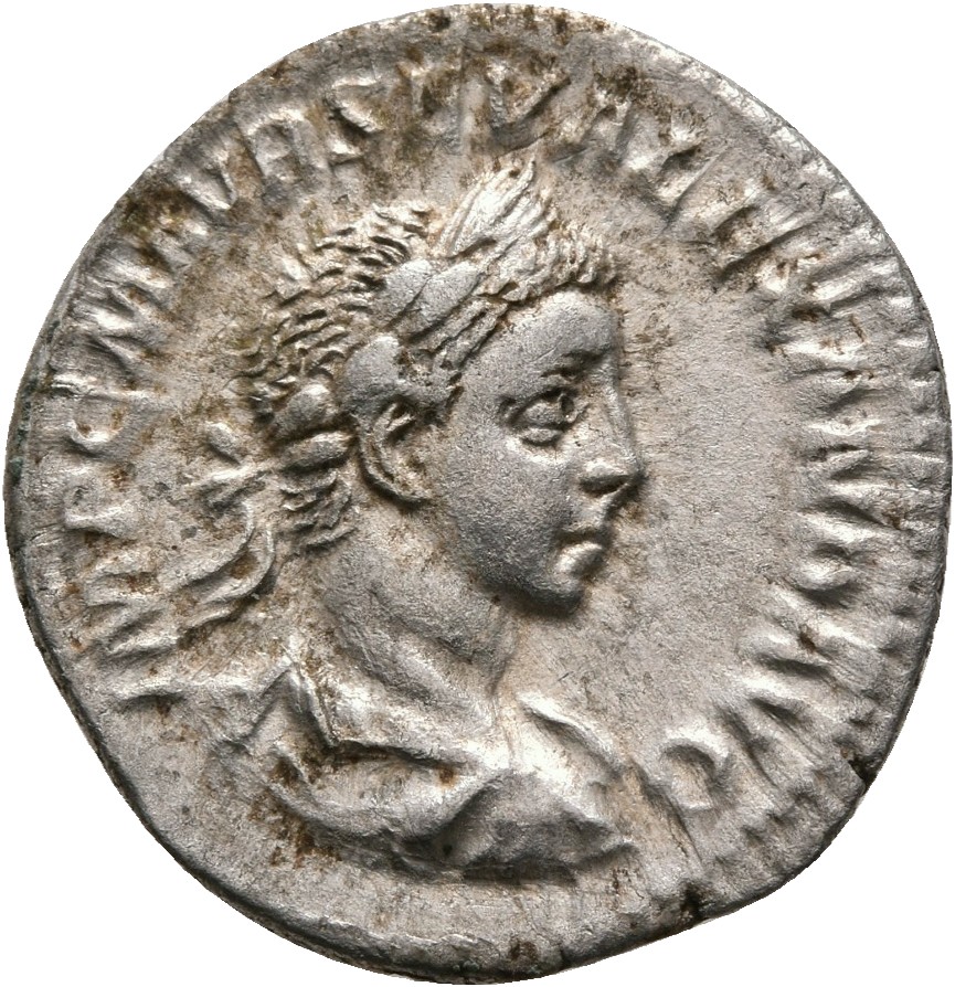 RIC IV Severus Alexander 5d Severus Alexander obverse, Bust of Severus Alexander, larueate, draped, cuirassed, right