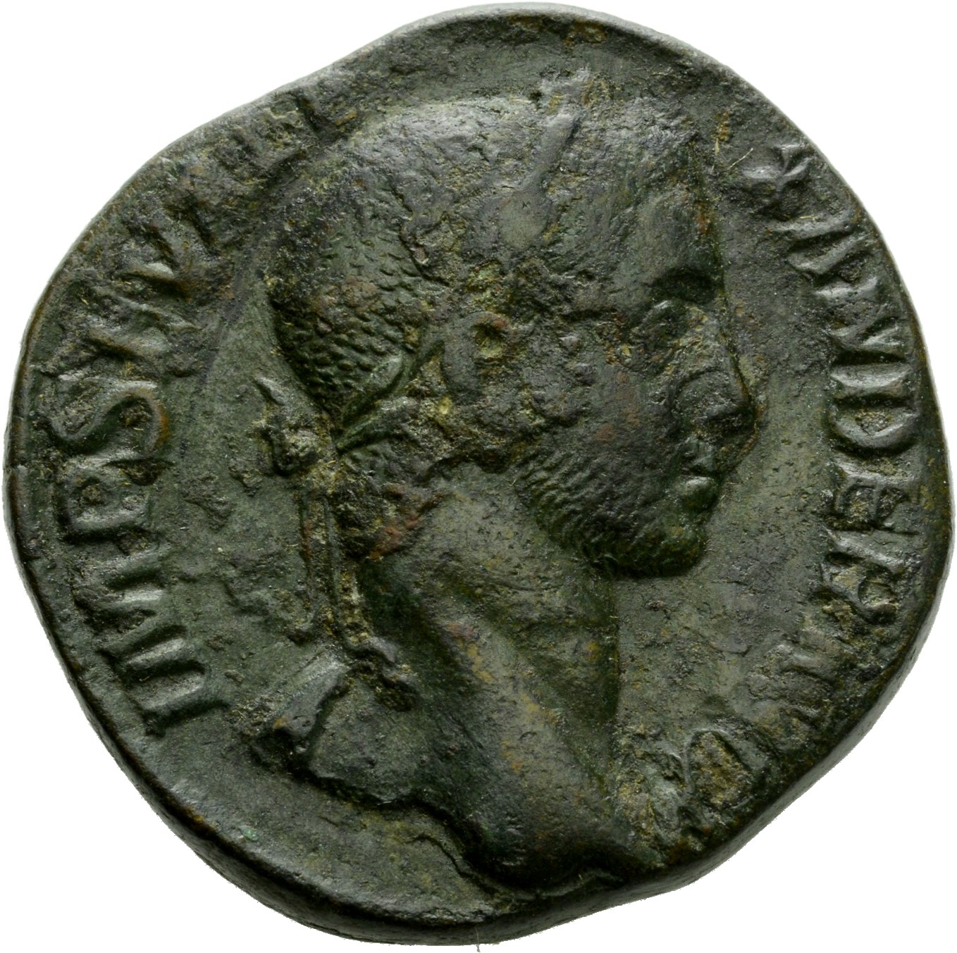 RIC IV Severus Alexander 627 Severus Alexander obverse, Bust of Severus Alexander, laureate, draped over left shoulder, right