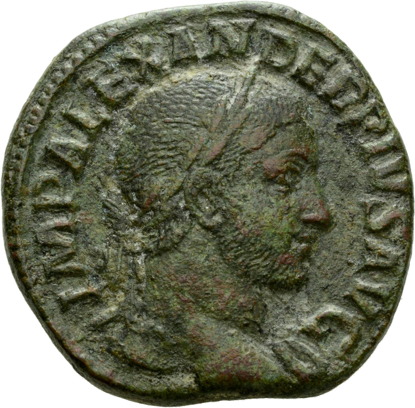 RIC IV Severus Alexander 648b Severus Alexander obverse, Bust of Severus Alexander, laureate, draped over left shoulder, r...