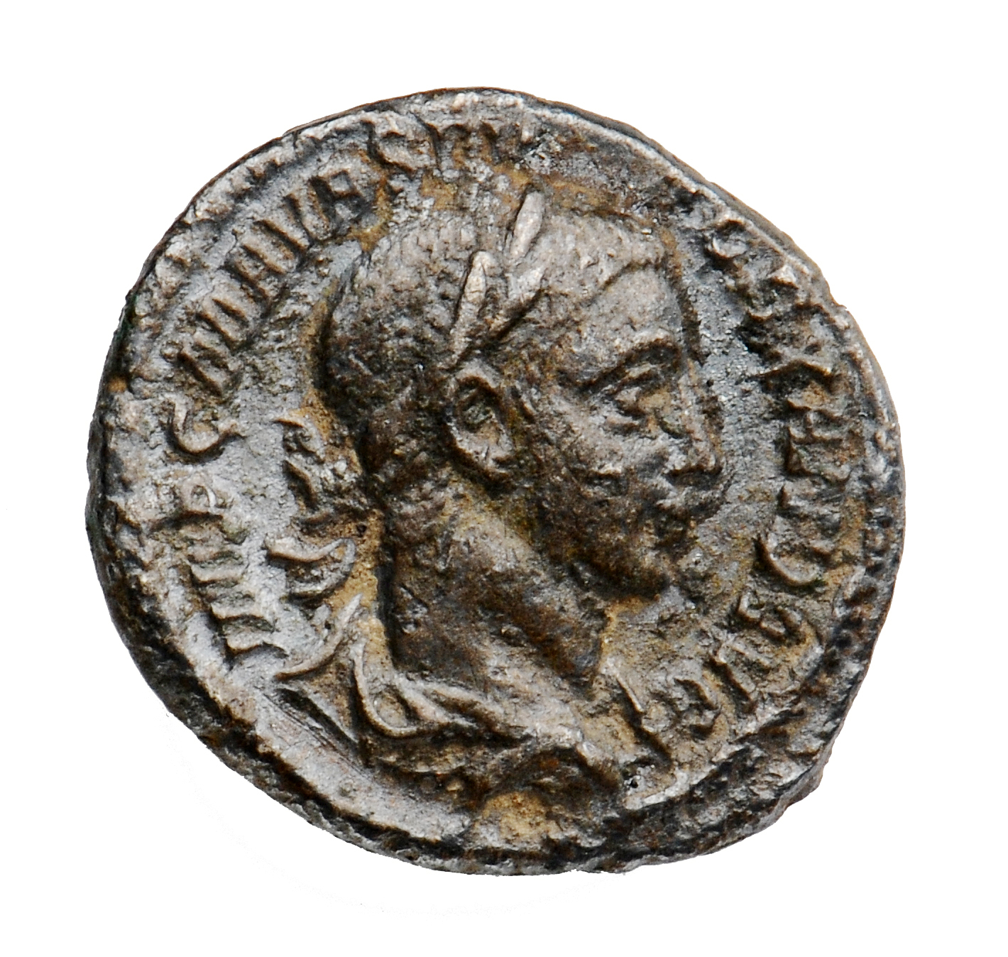 RIC IV Severus Alexander 65 Severus Alexander obverse, Bust of Severus Alexander, laureate, draped, right