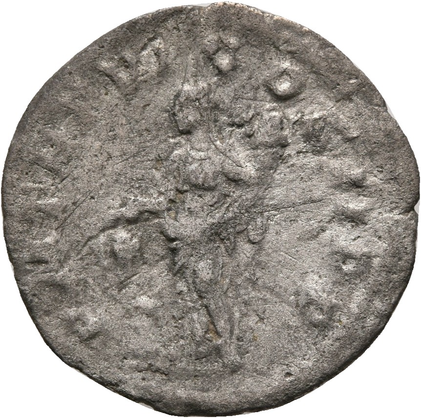 RIC IV Severus Alexander 65 Severus Alexander reverse, Annona, draped, standing left, holding two corn-ears in right hand ...