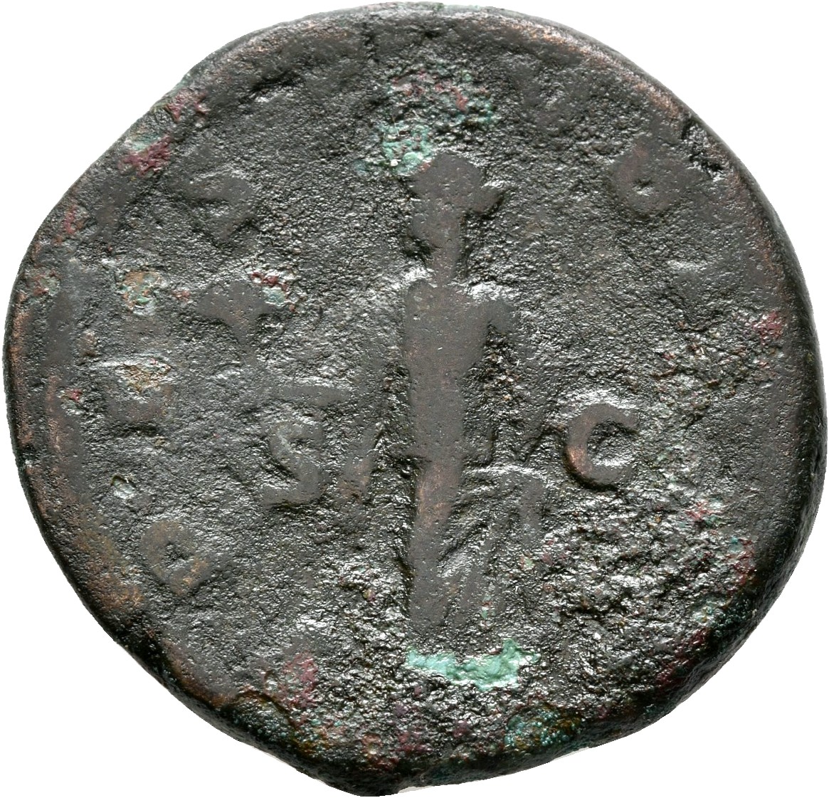 RIC IV Severus Alexander 650d Severus Alexander reverse, Spes, draped, walking left, holding flower in right hand and rais...