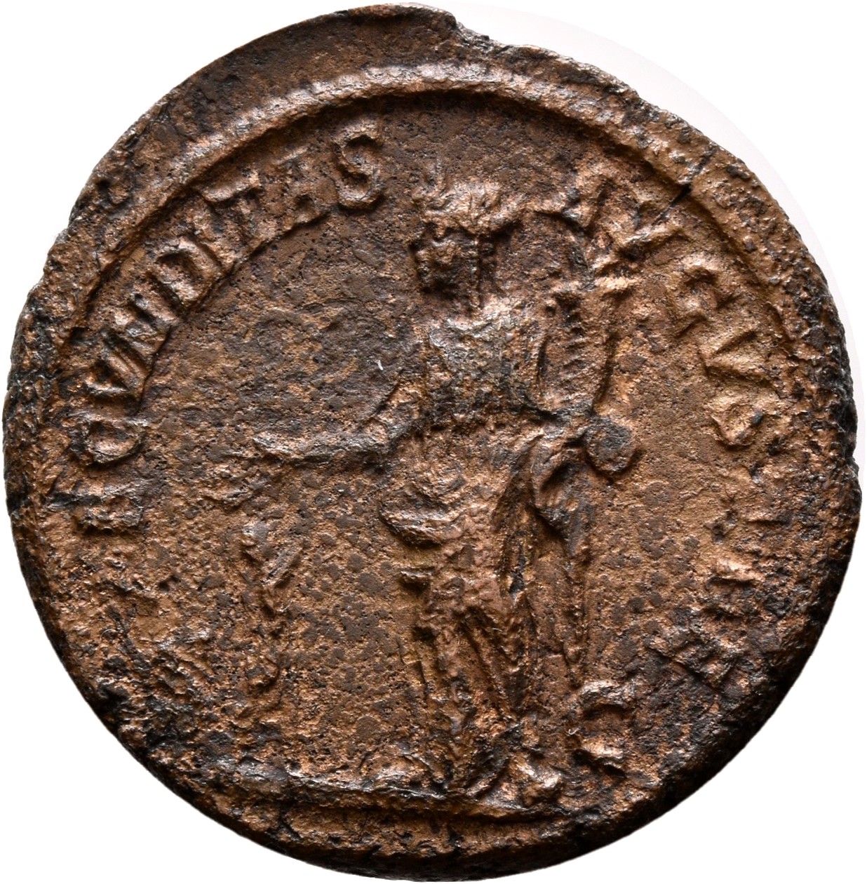 RIC IV Severus Alexander 669 Severus Alexander reverse, Fecunditas, draped, standing left, holding cornucopiae in right ha...