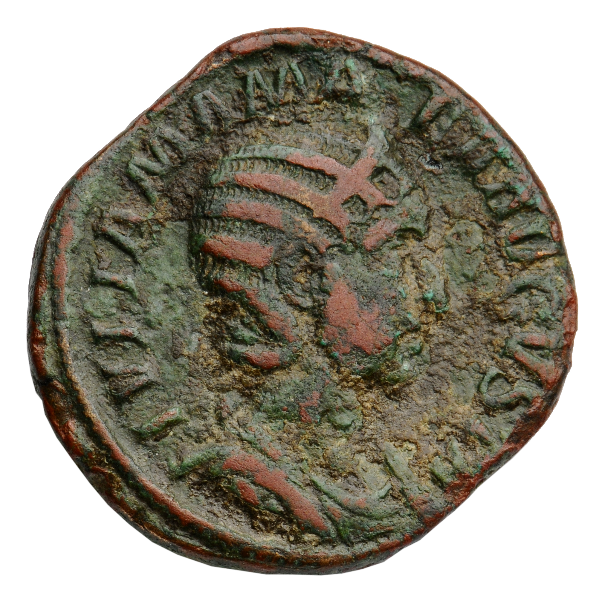 RIC IV Severus Alexander 676 Severus Alexander obverse, Bust of Julia Mamaea, diademed, draped, right