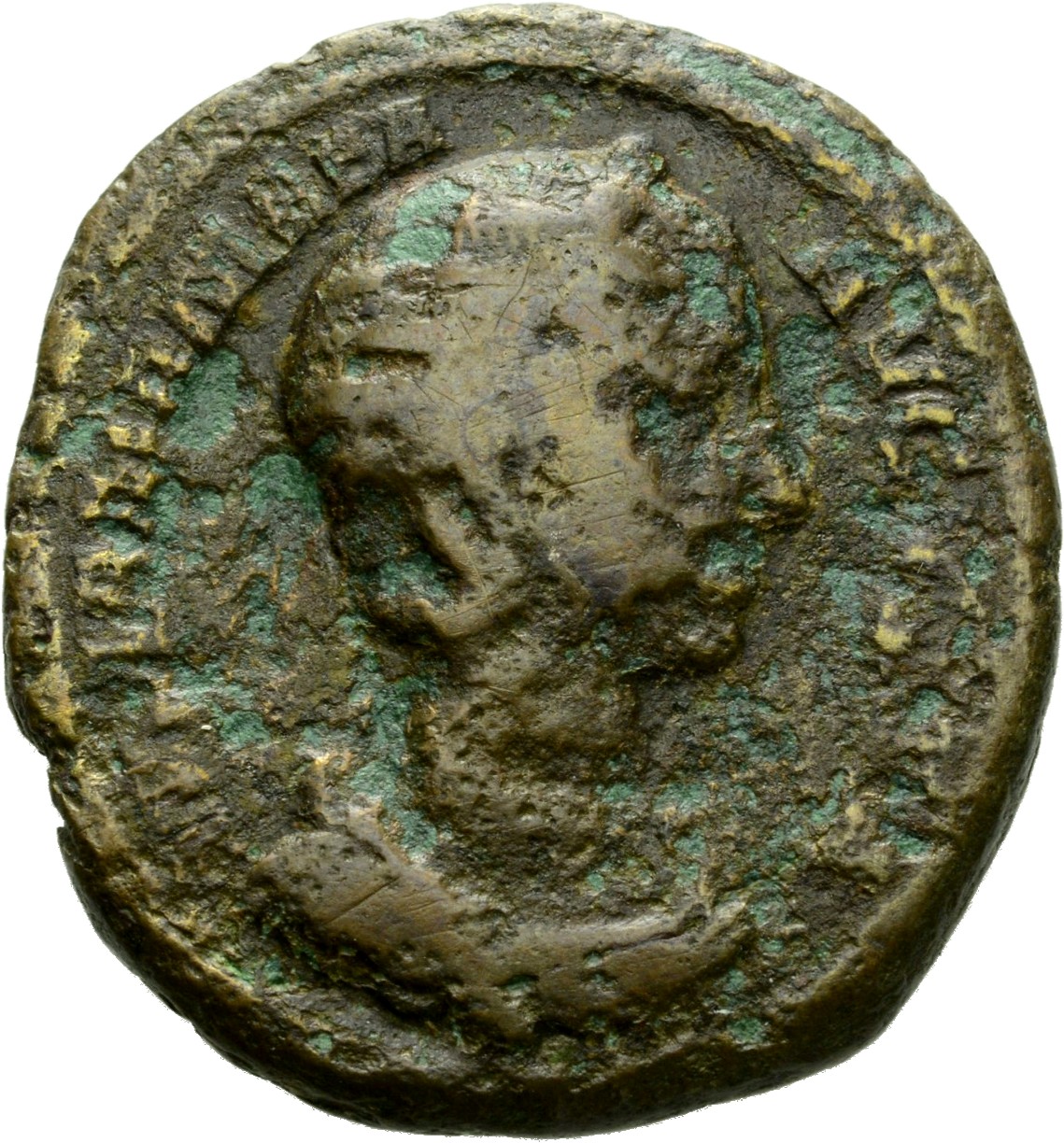 RIC IV Severus Alexander 703 Severus Alexander obverse, Bust of Julia Mamaea, diademed, draped, right