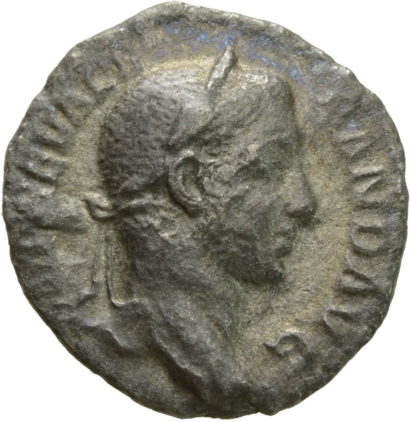 RIC IV Severus Alexander 91 Severus Alexander obverse, Head of Severus Alexander, larueate, right