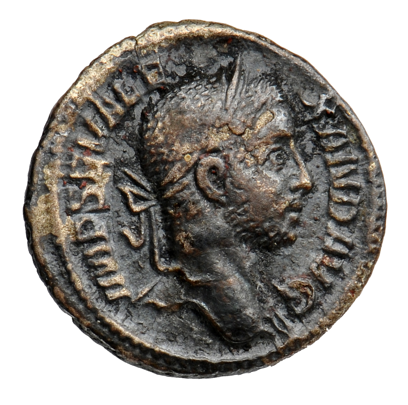 RIC IV Severus Alexander 92 Severus Alexander obverse, Head of Severus Alexander, larueate, right