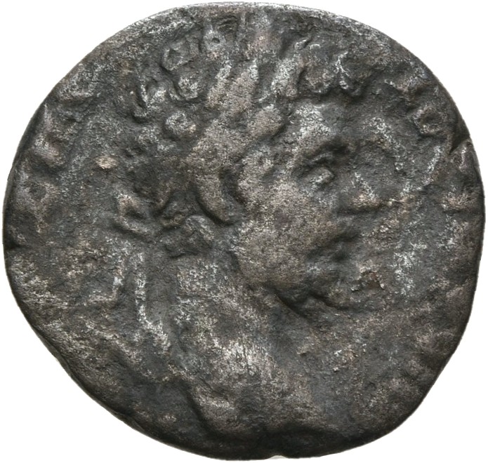 RIC IV Septimius Severus 105 Septimius Severus obverse, Head of Septimius Severus, laureate, right