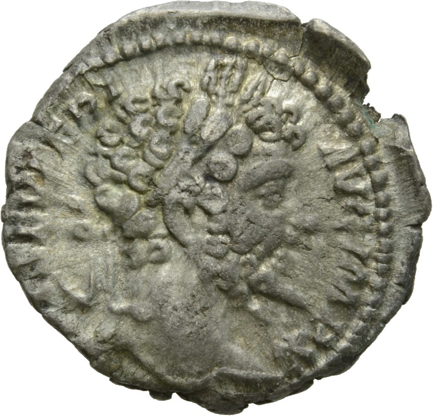 RIC IV Septimius Severus 107 Septimius Severus obverse, Head of Septimius Severus, laureate, right