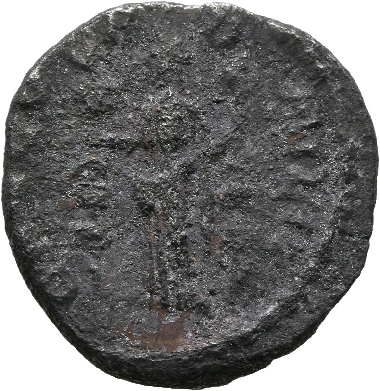 RIC IV Septimius Severus 108 Septimius Severus reverse, Concordia, draped, standing front, head left, holding standard in ...