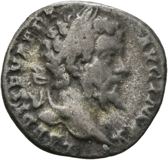 RIC IV Septimius Severus 115 Septimius Severus obverse, Head of Septimius Severus, laureate, right