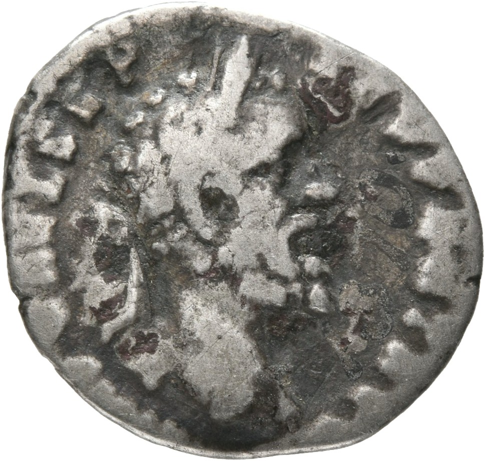 RIC IV Septimius Severus 18 (denarius) Septimius Severus obverse, Head of Septimius Severus, laureate, right