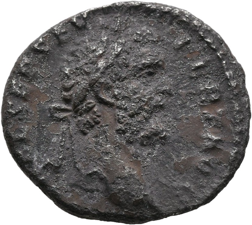 RIC IV Septimius Severus 1 (denarius) Septimius Severus obverse, Head of Septimius Severus, laureate, right