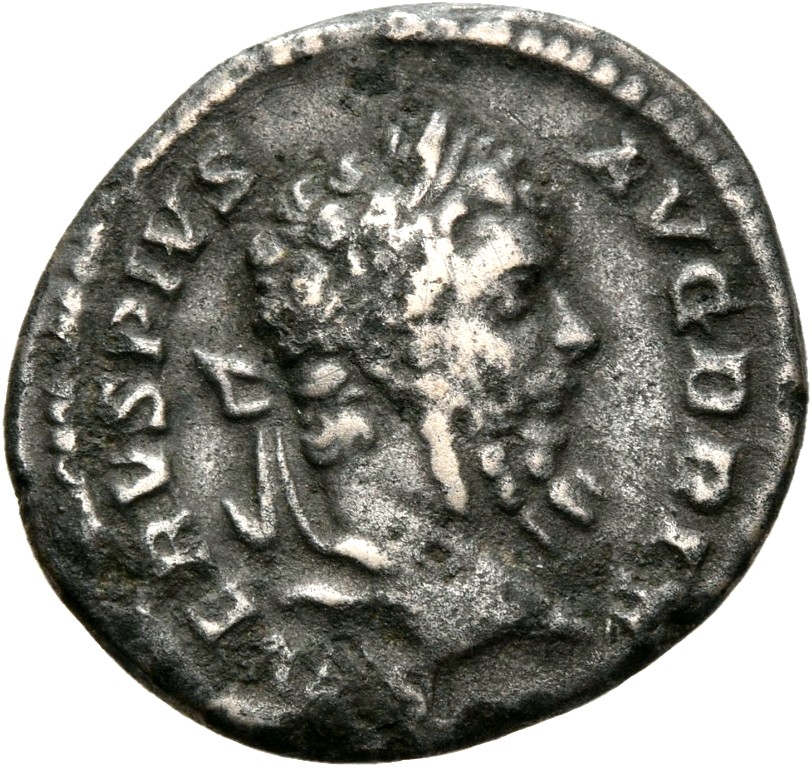 RIC IV Septimius Severus 240 Septimius Severus obverse, Head of Septimius Severus, laureate, right
