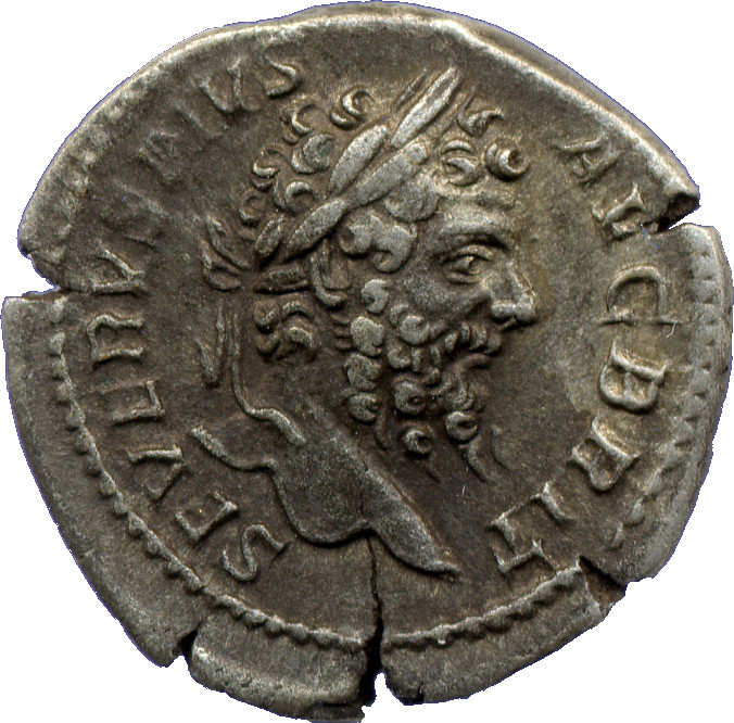RIC IV Septimius Severus 241 Septimius Severus obverse, Head of Septimius Severus, laureate, right