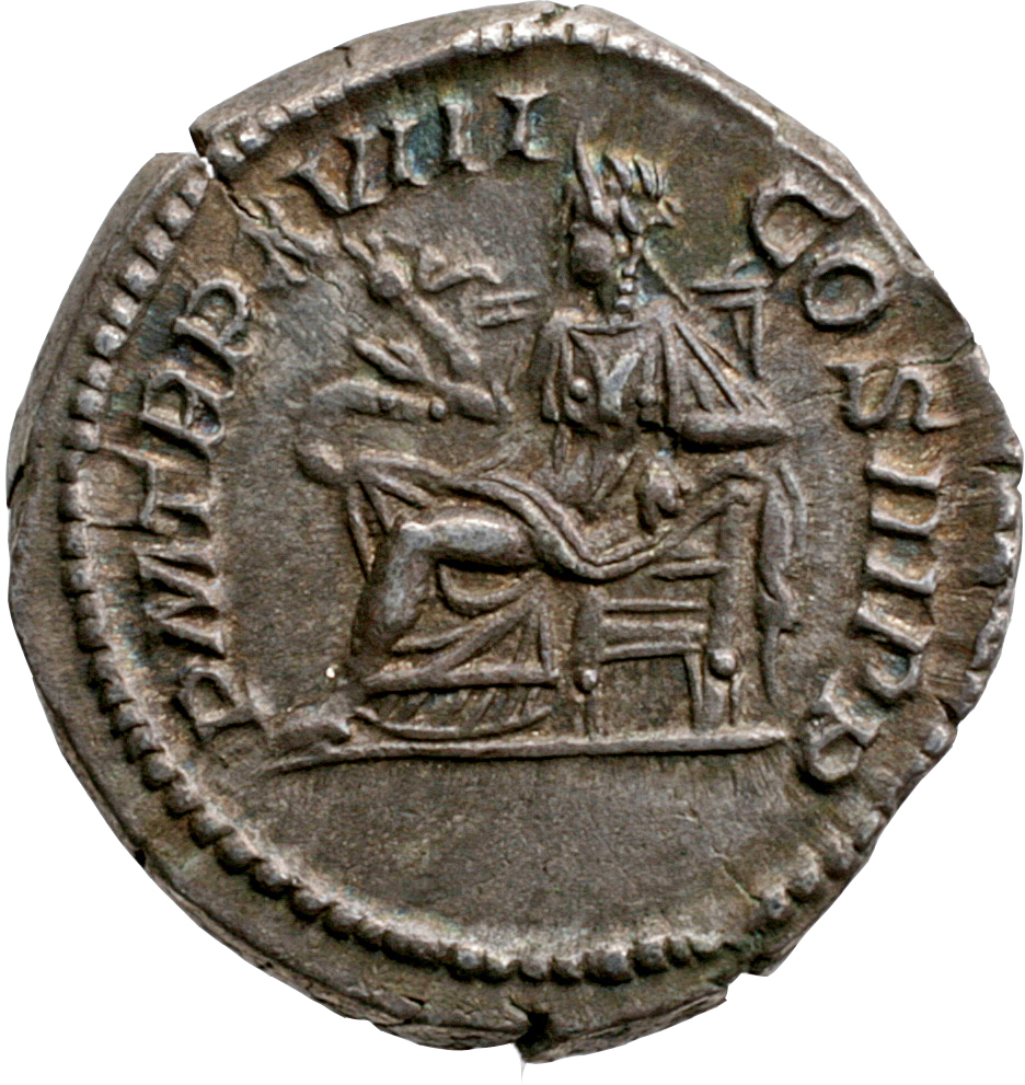 RIC IV Septimius Severus 242 Septimius Severus reverse, Salus, draped, seated left, feeding out of patera in right hand sn...