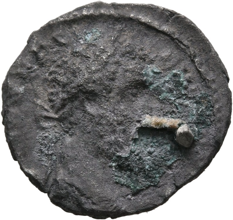 Septimius Severus obverse — Head of Septimius Severus, laureate, right