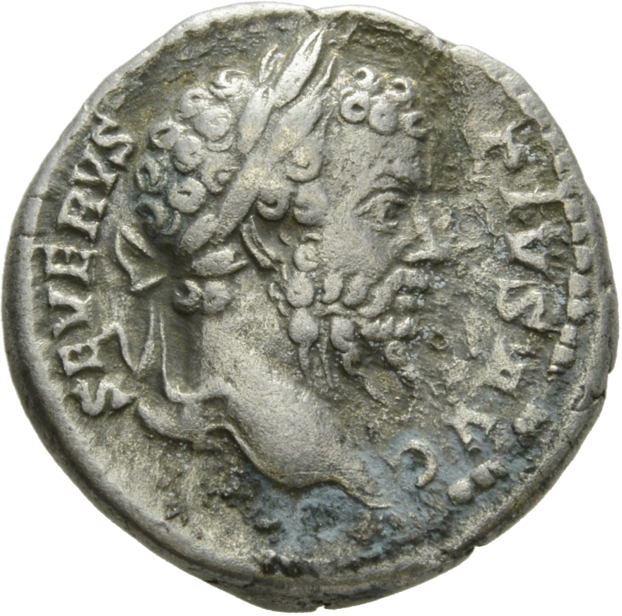 RIC IV Septimius Severus 265 Septimius Severus obverse, Head of Septimius Severus, laureate, right