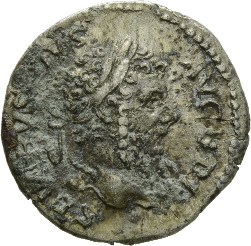 RIC IV Septimius Severus 335 Septimius Severus obverse, Head of Septimius Severus, laureate, right