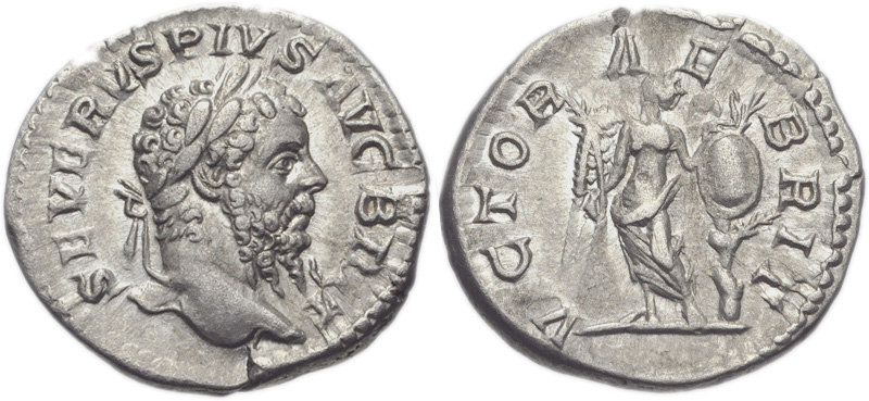 RIC IV Septimius Severus 336 Septimius Severus obverse, Head of Septimius Severus, laureate, right