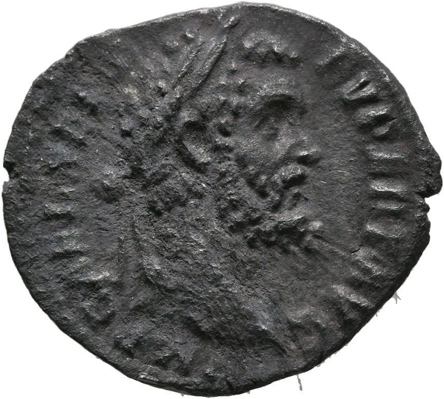 RIC IV Septimius Severus 349 Septimius Severus obverse — Head of Septimius Severus, laureate, right