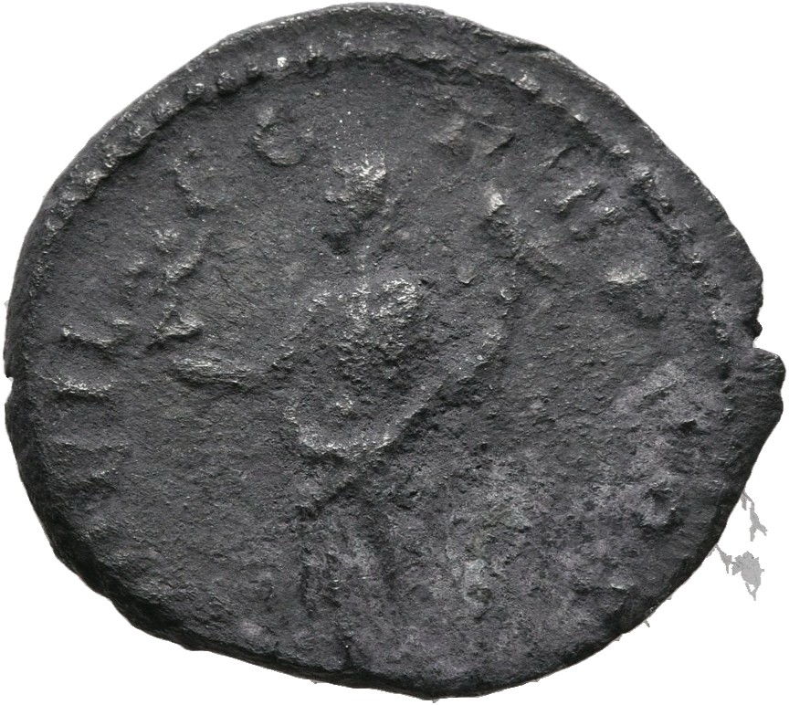 RIC IV Septimius Severus 349 Septimius Severus reverse — Fides, draped, standing left, holding Victory in extended right h...