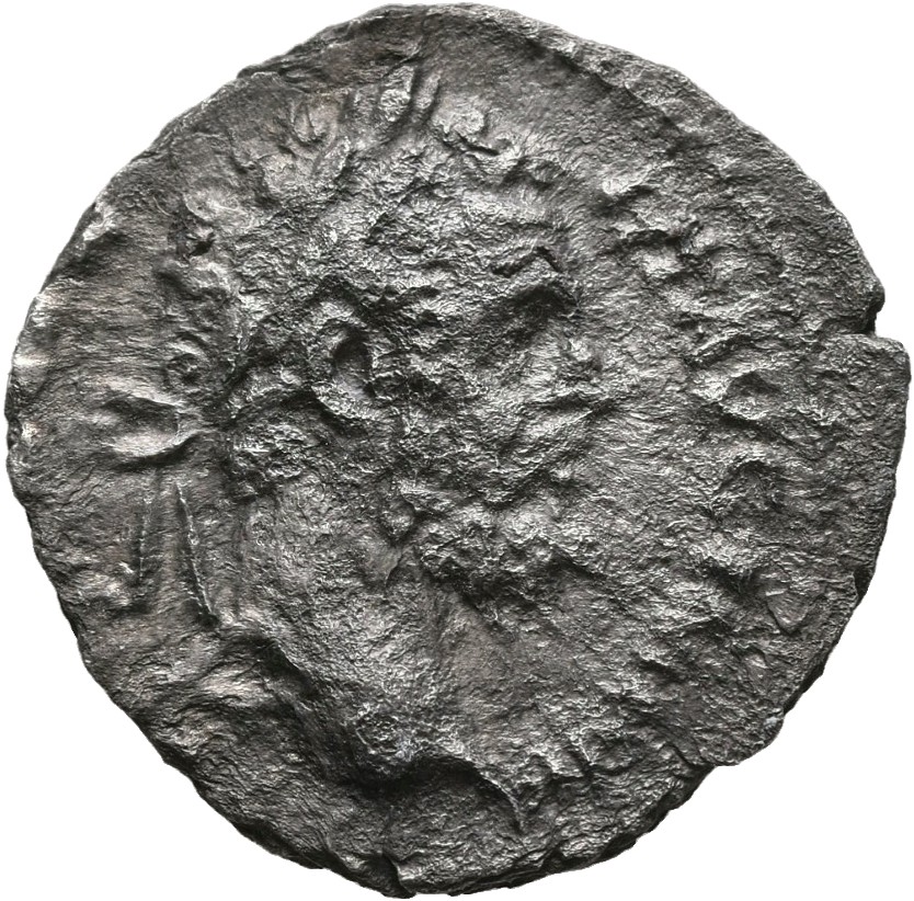 RIC IV Septimius Severus 34 (denarius) Septimius Severus obverse, Head of Septimius Severus, laureate, right