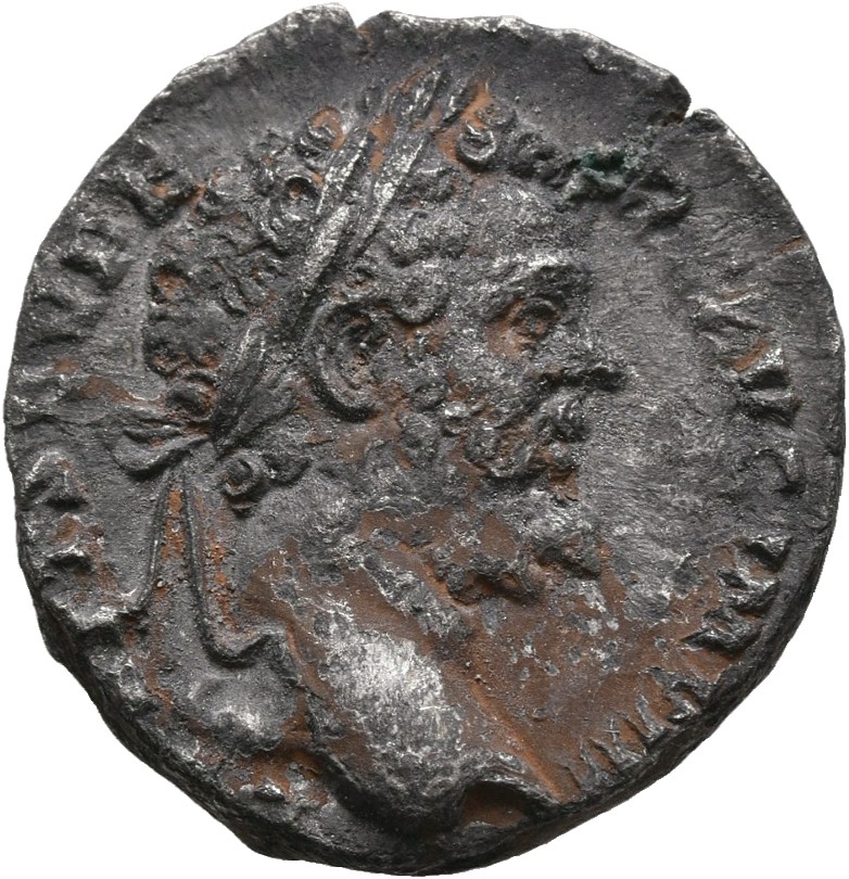RIC IV Septimius Severus 37 Septimius Severus obverse, Head of Septimius Severus, laureate, right