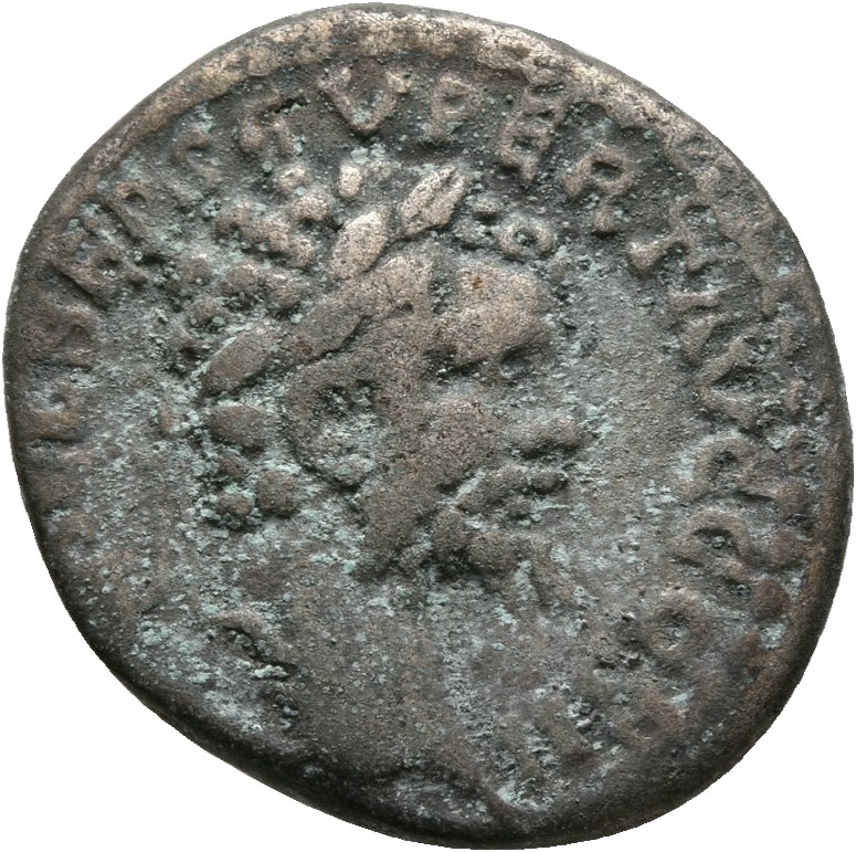 RIC IV Septimius Severus 383 Septimius Severus obverse, Head of Septimius Severus, laureate, right