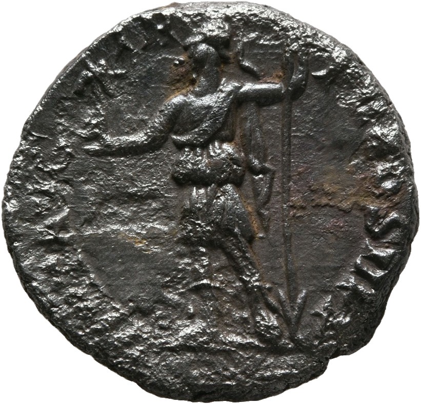 RIC IV Septimius Severus 39 Septimius Severus reverse, Virtus, helmeted, draped, standing left, holding Victory in extende...