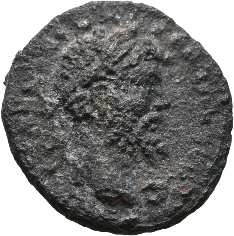 RIC IV Septimius Severus 415 Septimius Severus obverse — Head of Septimius Severus, laureate, right