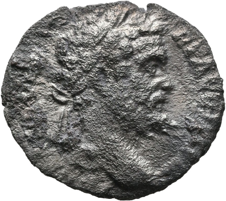 RIC IV Septimius Severus 45 Septimius Severus obverse, Head of Septimius Severus, laureate, right